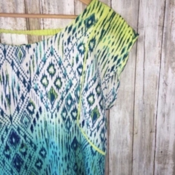 American Eagle Ombré High Low Blouse - Picture 2 of 5